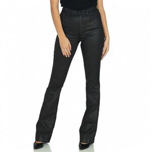 NWT GUESS 70's Pop Waxed Boot High Rise Pant In Harrogate Size 27 X 33